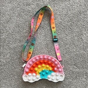 Rainbow Pop It Shoulder Bag for Kids